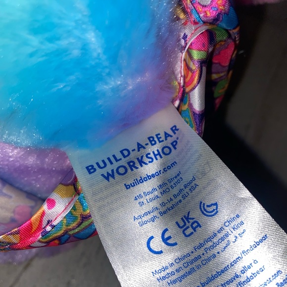 Build A Bear Great Wolf Lodge Rainbow Wolf - Picture 5 of 6